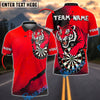 BlueJose Darts Tiger Roar Personalized Name, Team Name Shirt (4 Colors)