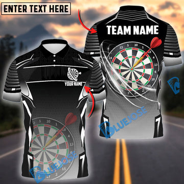 BlueJose Darts Classic Personalized Name, Team Name Shirt (4 Colors)