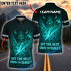 BlueJose Darts Viking Hit The Heat Personalized Name, Team Name Shirt (4 Colors)