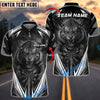 BlueJose Darts Fire Tiger Customized Name, Team Name 3D Shirt (4 Colors)