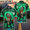 BlueJose Darts Bulldog Fire Flames Customized Name, Team Name 3D Shirt (4 Colors)