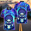 BlueJose Darts Rocker Panda Dartboard Personalized Name, Team Name Shirt (4 Colors)
