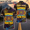 BlueJose Darts Happiness Is Covering My Bar Tab Personalized Name, Team Name Shirt