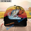 BlueJose Fishing Mountain Lake Legend Personalized Cap (13 Breeds)