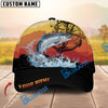 BlueJose Fishing Mountain Lake Legend Personalized Cap (13 Breeds)