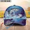BlueJose Fishing Blue Wave Personalized Cap (13 Breeds)