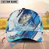 BlueJose Fishing Technical Fish Scale Personalized Cap (13 Breeds)