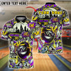 BlueJose Bowling And Pins Graffiti Funny Ball Street Style Customized Name, Team Name 3D Shirt (4 Colors)