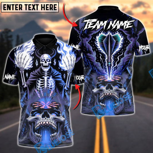 BlueJose Darts Demon's Aim Personalized Name, Team Name Unisex Shirt (4 Colors)