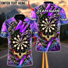 BlueJose Darts Skull Of The Storm Multicolor Options Personalized Name Shirt (4 Colors)