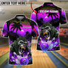 BlueJose Bowling And Pins Gorilla Strike Customized Name, Team Name 3D Shirt (4 Colors)