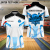 BlueJose Bowling Golden Fun Pass Customized Name, Team Name 3D Shirt (4 Colors)