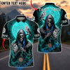 BlueJose Darts Skull Shadow Owl Personalized Name, Team Name Unisex Shirt (4 Colors)