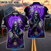 BlueJose Darts Skull Shadow Owl Personalized Name, Team Name Unisex Shirt (4 Colors)