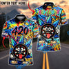 BlueJose Darts 420 Graffiti Dartboard Champion Personalized Name, Team Name Unisex Shirt (4 Colors)