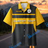 Bluejose Personalized 1958 Chevrolet Corvette C1 Garage Mechanic Hawaiian Shirt