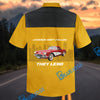 Bluejose Personalized 1958 Chevrolet Corvette C1 Garage Mechanic Hawaiian Shirt