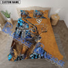 Bluejose Custom Text Wilderness Cross Deer Hunting Bedding Set 3D All Over Printed ( 4 Colors )