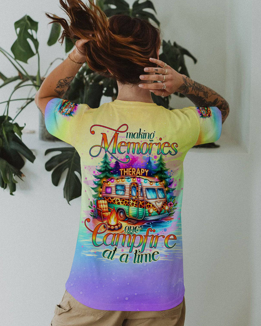 MAKING MEMORIES ONE CAMPFIRE AT A TIME ALL OVER PRINT - TLNO0606244