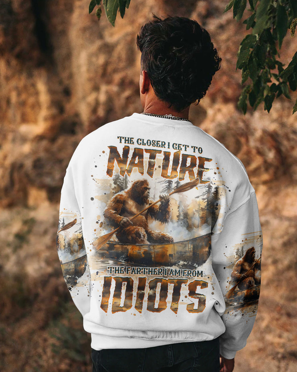 THE CLOSER I GET TO NATURE BIGFOOT LAKE ALL OVER PRINT - TLNO0608243
