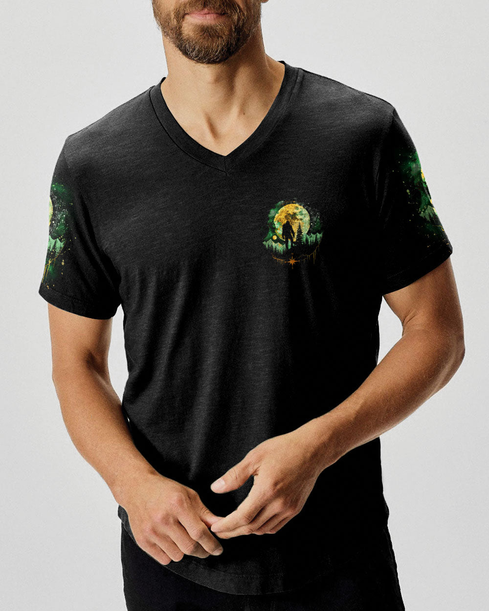 NOT ALL WHO WANDER ARE LOST BIGFOOT COMPASS ALL OVER PRINT - TLNO2709241