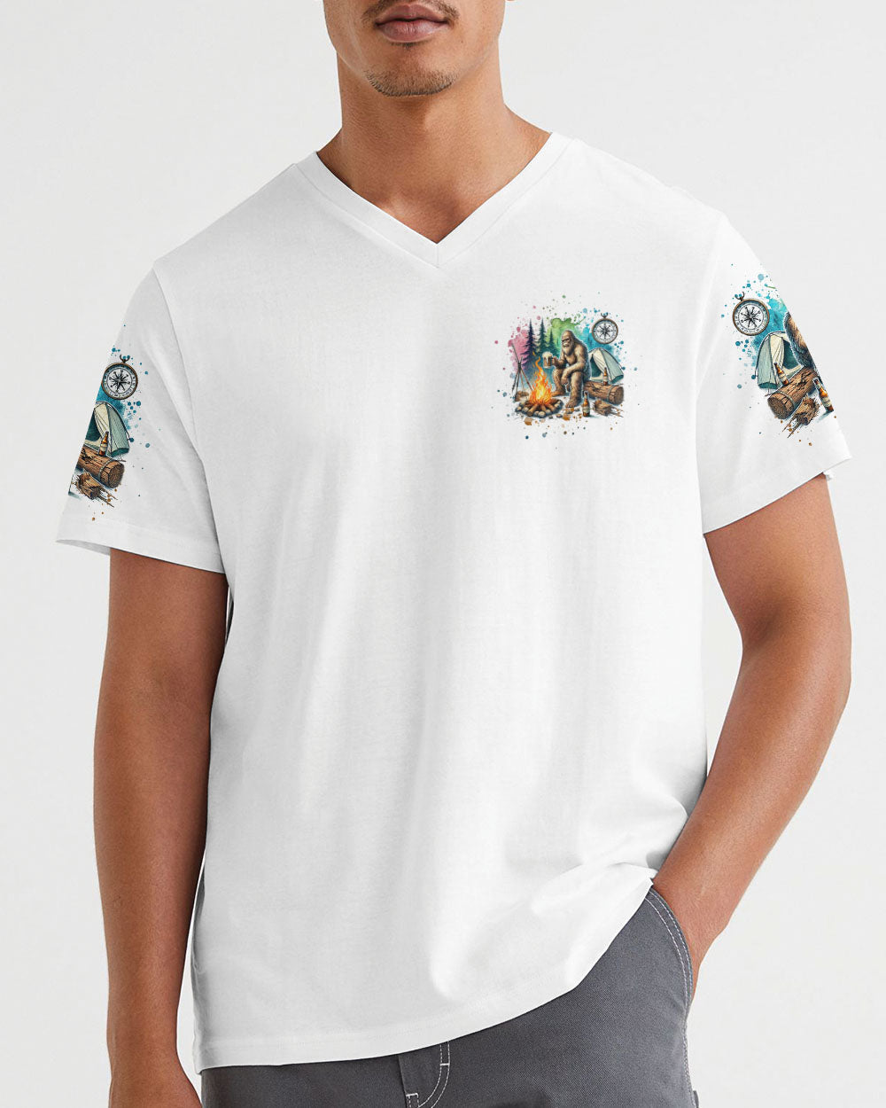 THE CLOSER I GET TO NATURE BIGFOOT ALL OVER PRINT - TLNT0508241
