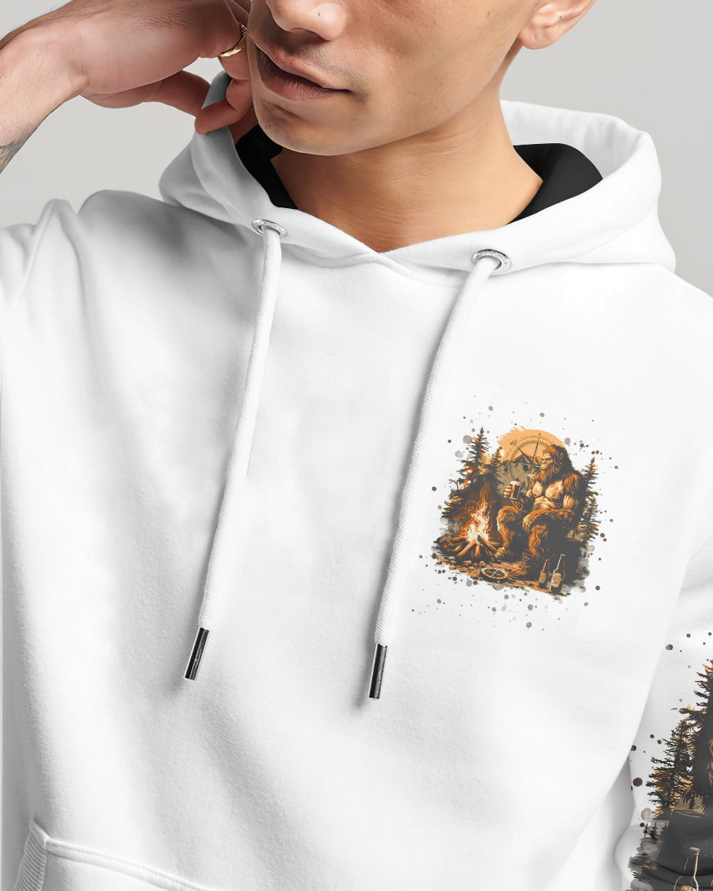 THE CLOSER I GET TO NATURE BIGFOOT ALL OVER PRINT - TLNT2307241