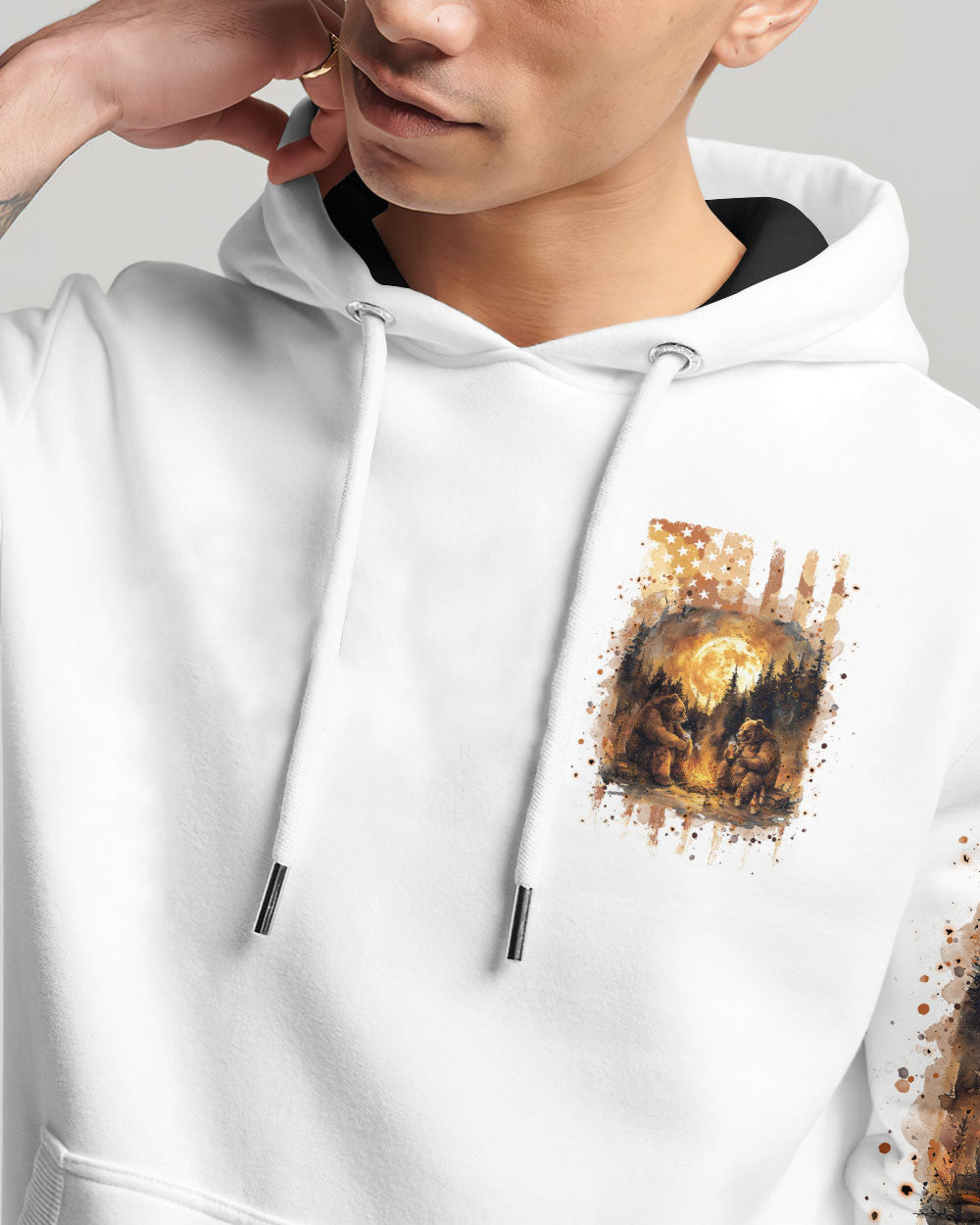 ALCOHOL BEAR ALL OVER PRINT - TLNT2408241