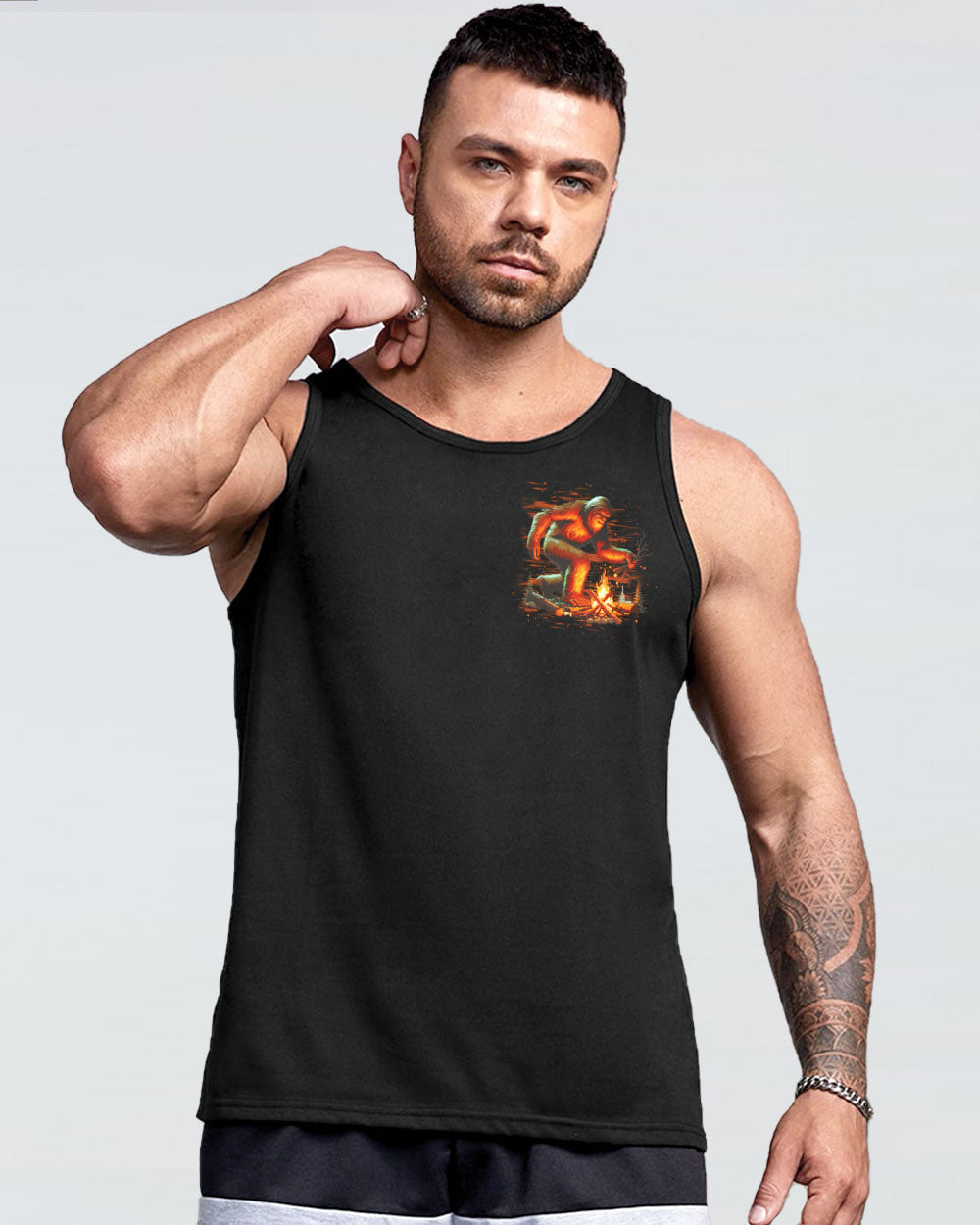 MASTER OF CAMPFIRE BIGFOOT  ALL OVER PRINT - TLPQ0211245
