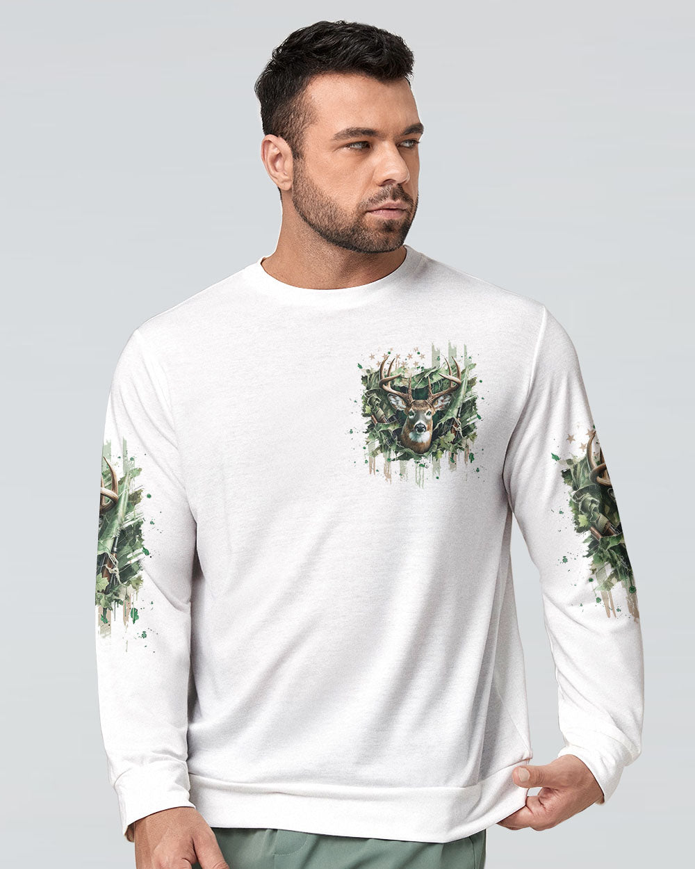 THE CLOSER I GET TO NATURE DEER HUNTING ALL OVER PRINT - TLPQ1807242