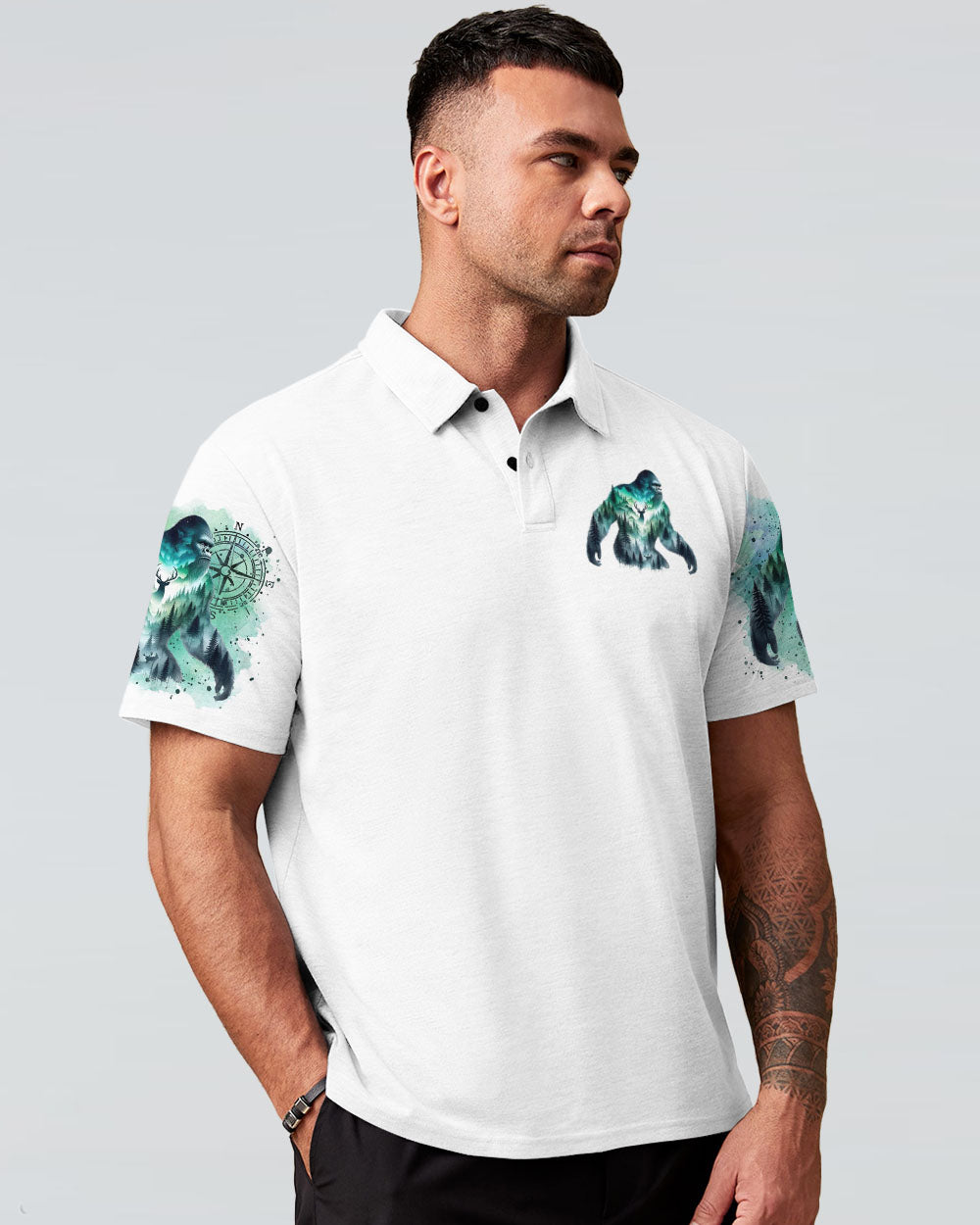 AND INTO THE FOREST I GO BIGFOOT ALL OVER PRINT - TLTR0511242