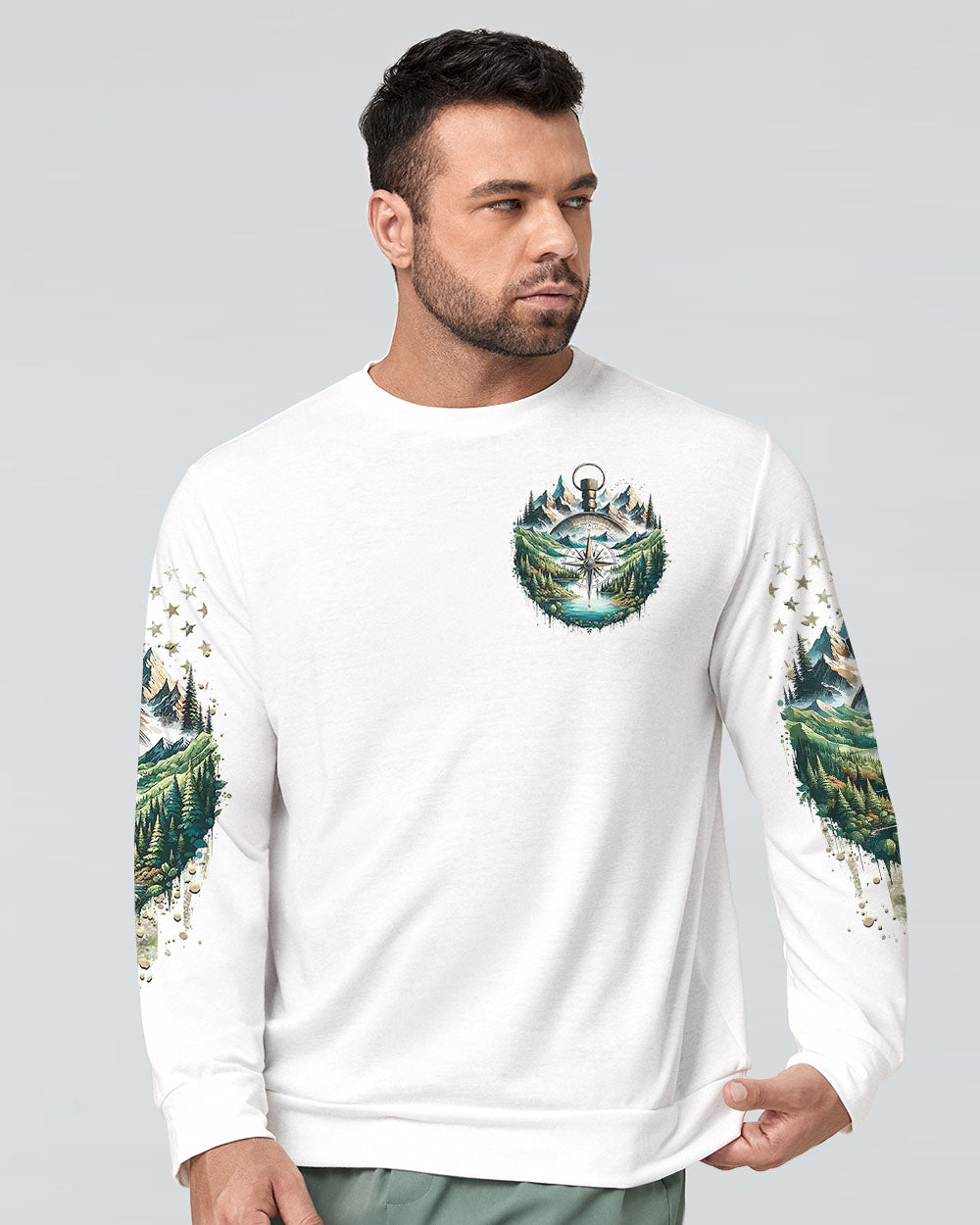 NOT ALL WHO WANDER ARE LOST COMPASS ALL OVER PRINT - TLTR0908244