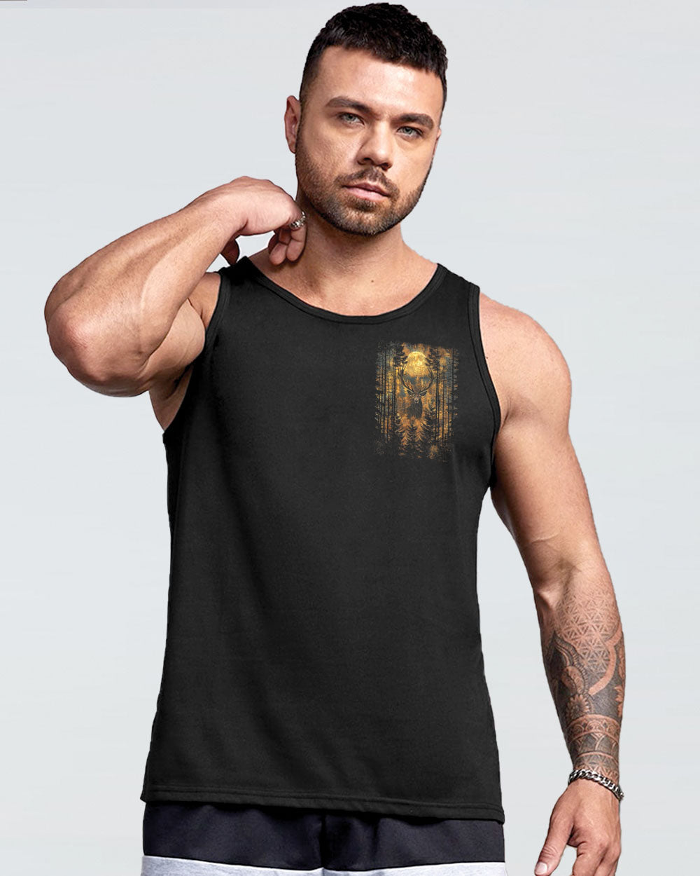 THE CLOSER I GET TO NATURE DEER HUNTING ALL OVER PRINT - TLTR3008244