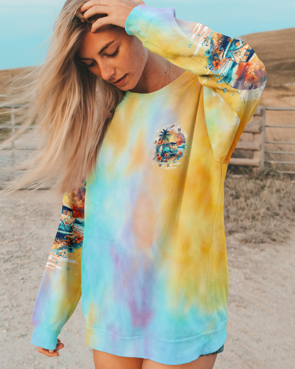 SANDY TOES SUNKISSED NOSE CAMPING BUS ALL OVER PRINT - TLTW0405246