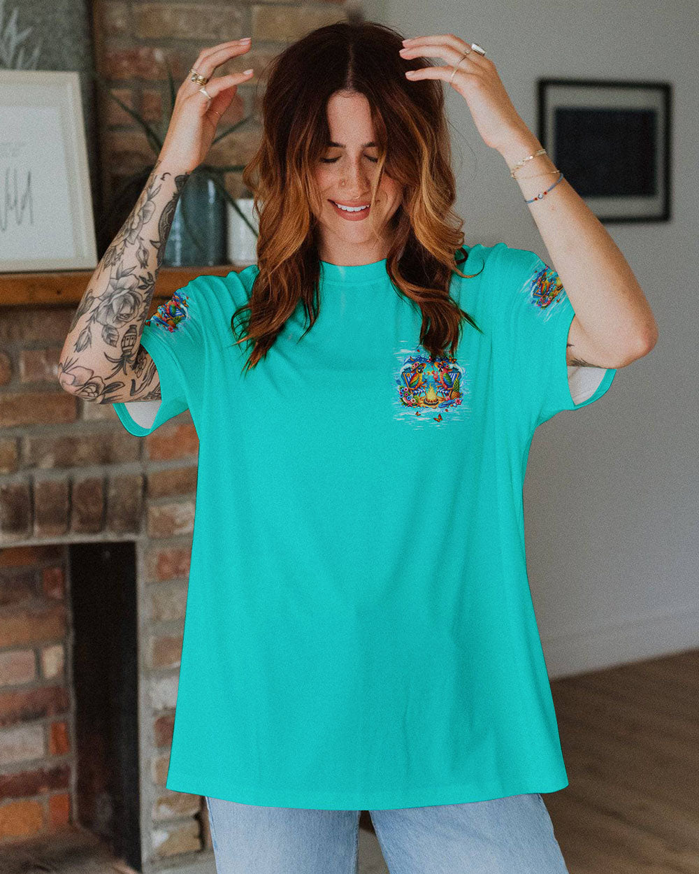 MAKING MEMORIES ONE CAMPFIRE AT A TIME PARROT ALL OVER PRINT - TLTW0606243