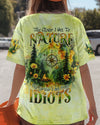 THE CLOSER I GET TO NATURE COMPASS ALL OVER PRINT - TLTW1008243