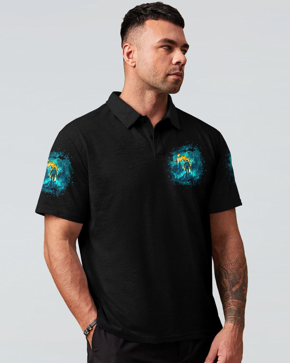  ALWAYS TAKE THE SCENIC ROUTE COMPASS BIGFOOT ALL OVER PRINT - TLTW2409244