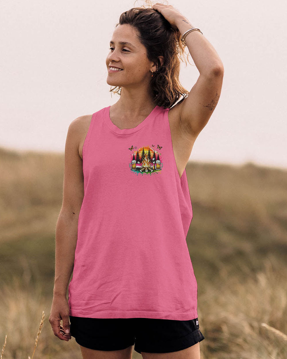 THE BEST DAYS ARE SPENT CAMPING ALL OVER PRINT - TYHI2207243
