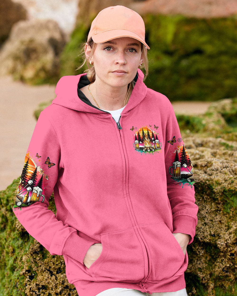 THE BEST DAYS ARE SPENT CAMPING ALL OVER PRINT - TYHI2207243