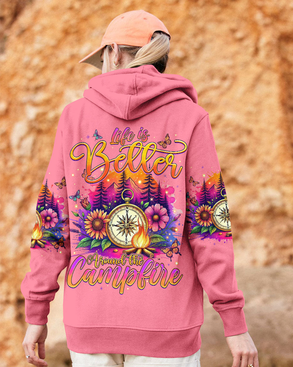 LIFE IS BETTER AROUND THE CAMPFIRE ALL OVER PRINT - TYQY0407242