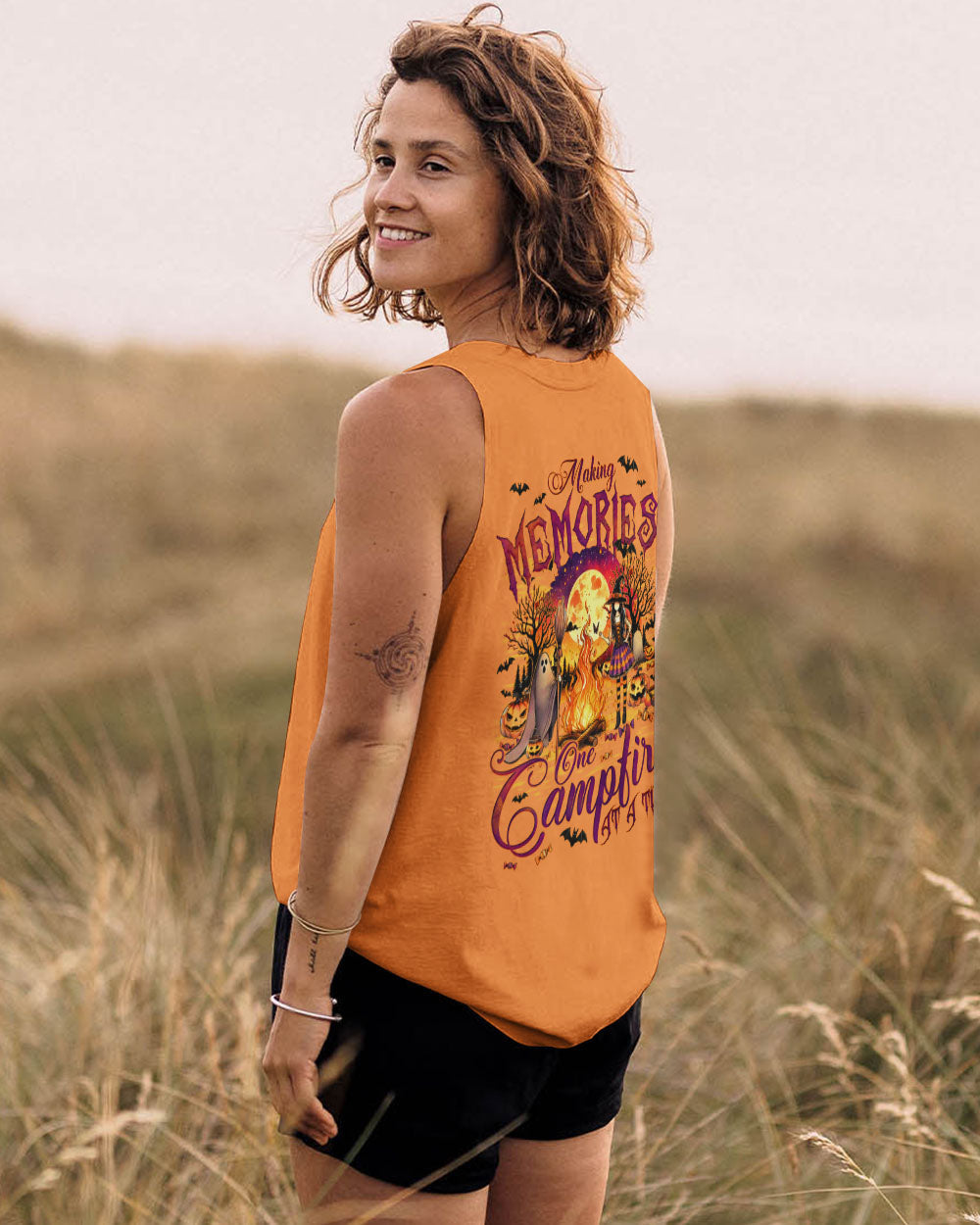 MAKING MEMORIES ONE CAMPFIRE AT A TIME HALLOWEEN ALL OVER PRINT - TYQY0708242