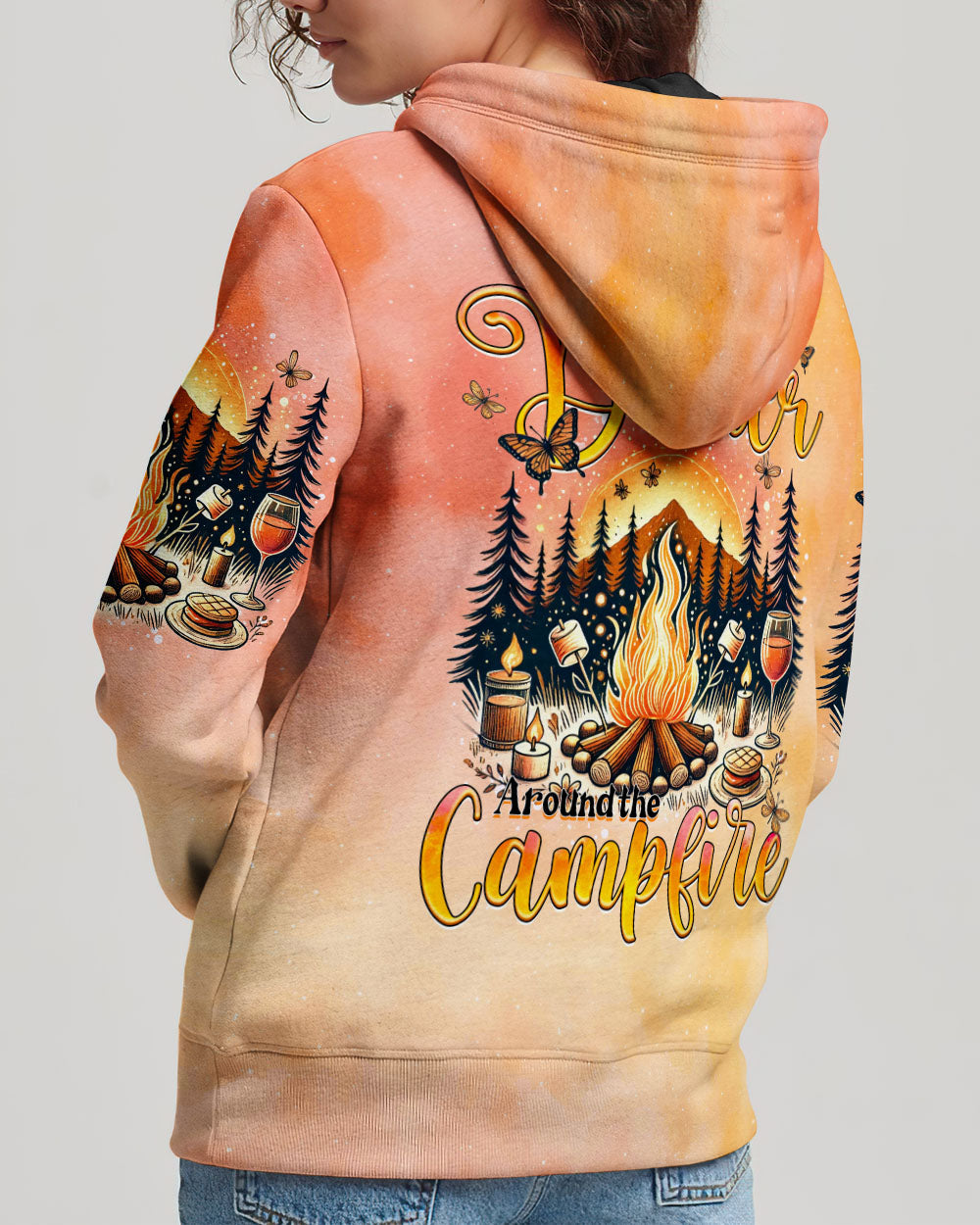 LIFE IS BETTER AROUND THE CAMPFIRE ALL OVER PRINT - TYQY2606242