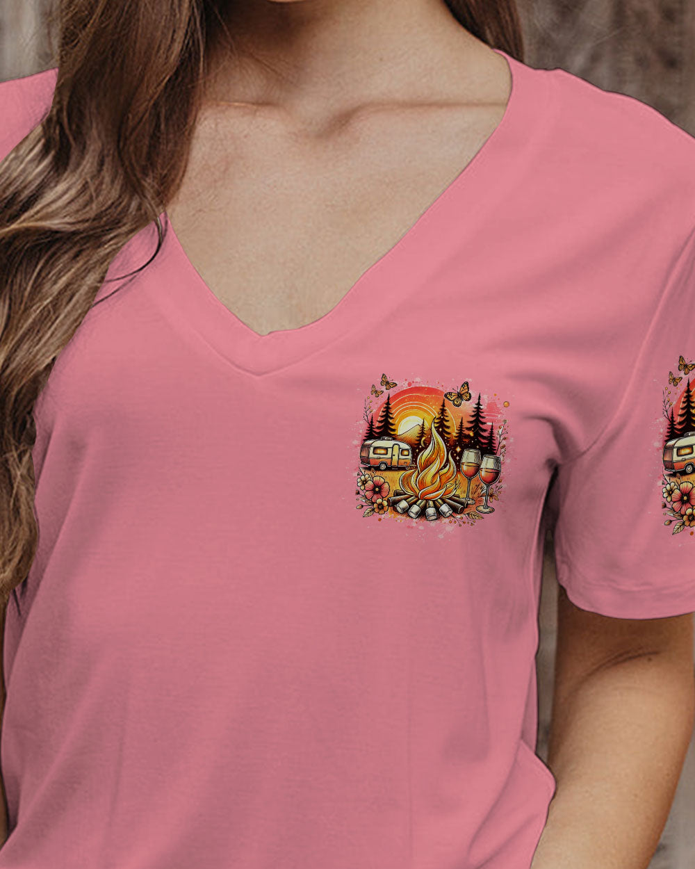 CAMPING WHERE FRIENDS AND MARSHMALLOWS GET TOASTED ALL OVER PRINT - TYTD2406241
