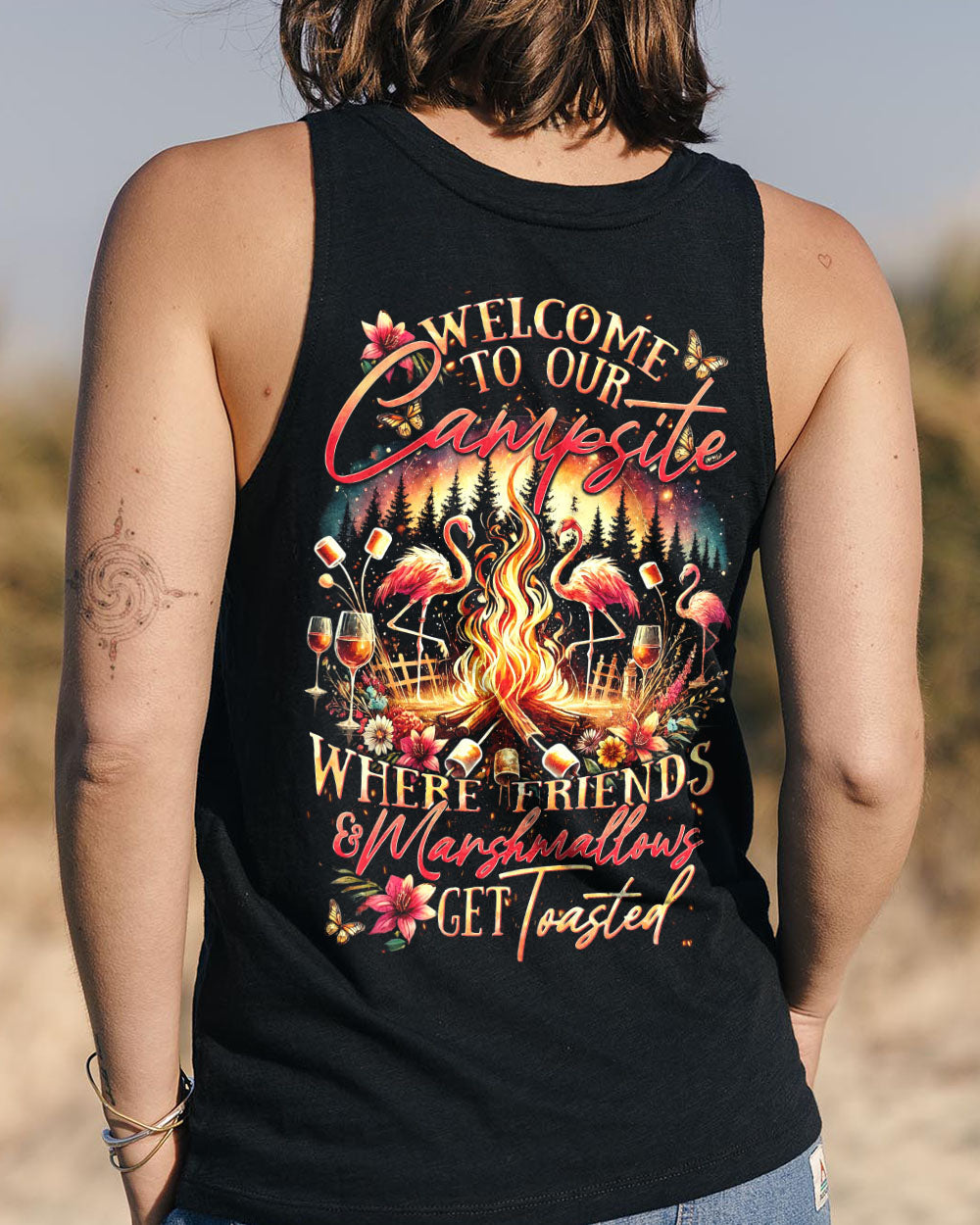 WELCOME TO OUR CAMPSITE ALL OVER PRINT - TYTD2606241