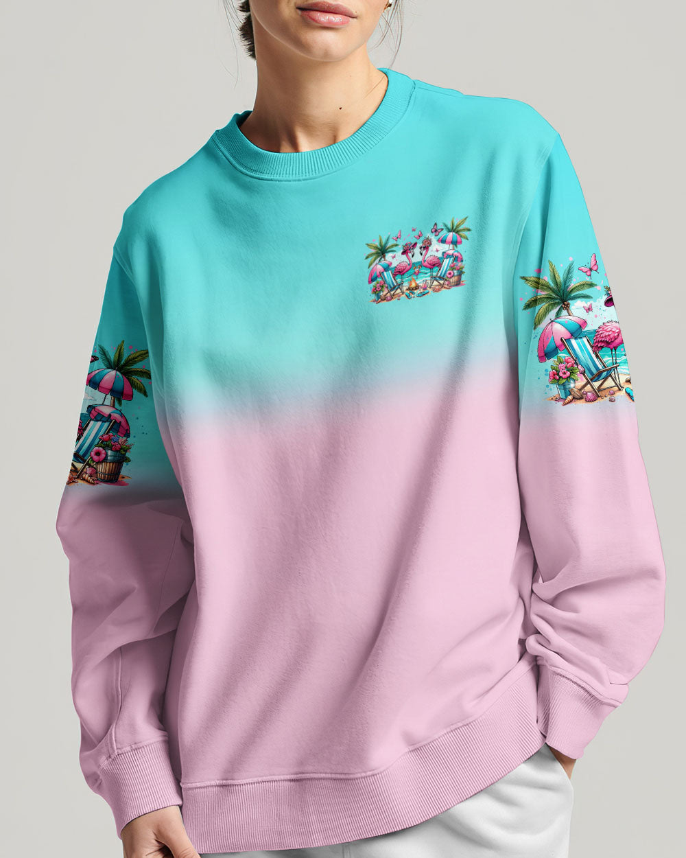 MAKING MEMORIES ONE CAMPFIRE AT A TIME FLAMINGO ALL OVER PRINT - TYTM2405242