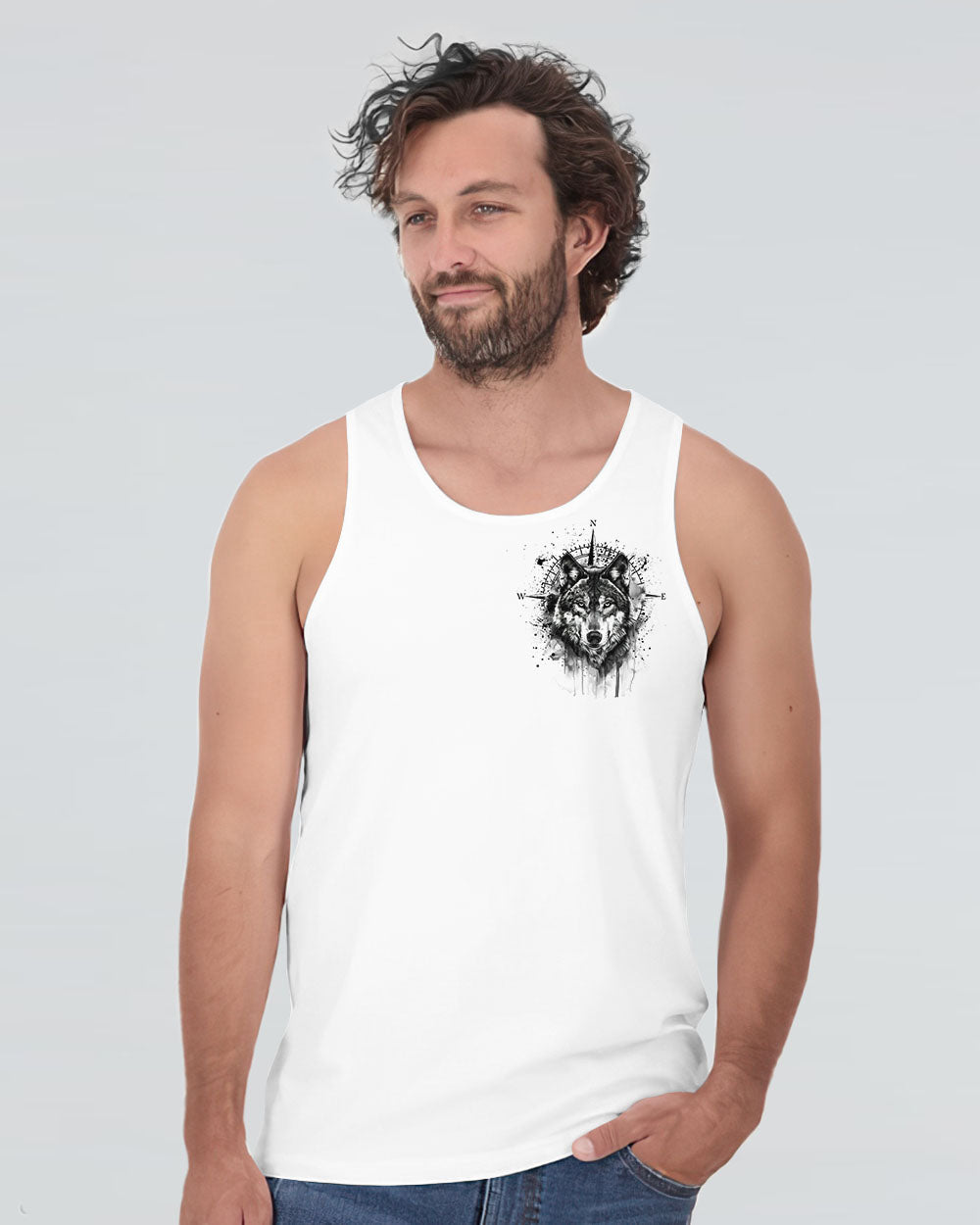 NOT ALL WHO WANDER ARE LOST WOLF ALL OVER PRINT - TYTM2711243