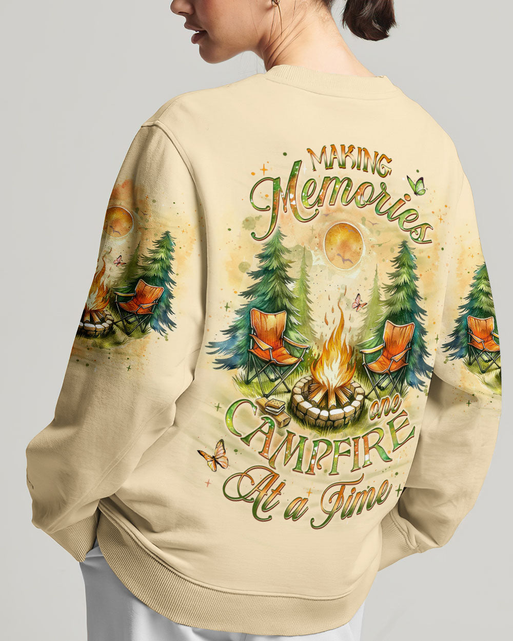 MAKING MEMORIES ONE CAMPFIRE AT A TIME ALL OVER PRINT - YHDU1106241