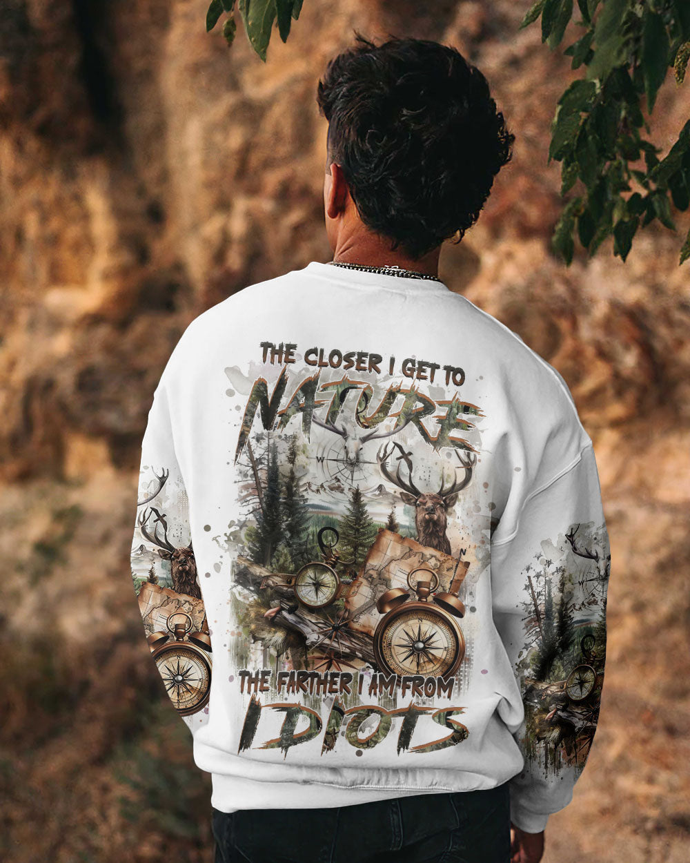 THE CLOSER I GET TO NATURE ALL OVER PRINT - YHHN0608242