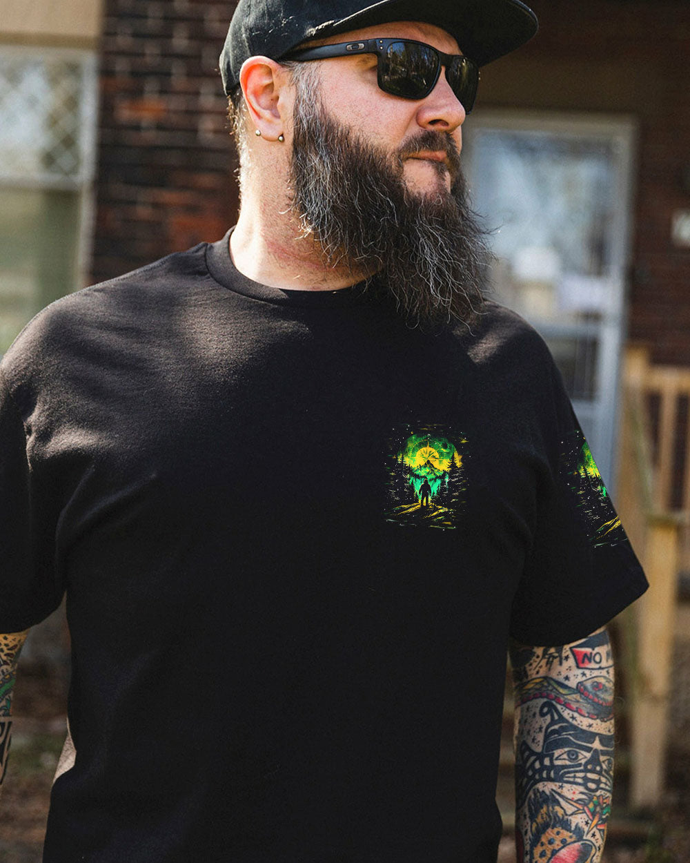 LOST IN THE WOOD FOUND IN MYSELF BIGFOOT ALL OVER PRINT - YHHN1302254
