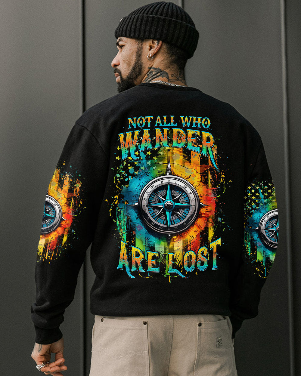 NOT ALL WHO WANDER ARE LOST ALL OVER PRINT - YHHN1504241